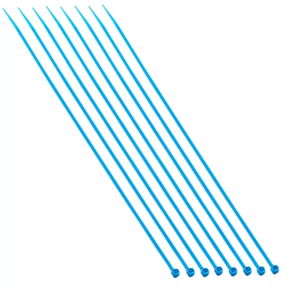 Abraçadeira Nylon 100x2.5 Azul 50 Peças Brasfort 